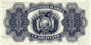 Banknote from Bolivia