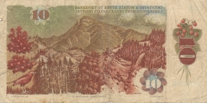 Banknote from Czech Republic