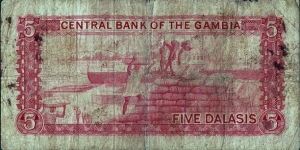 Banknote from Gambia