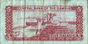 Banknote from Gambia