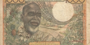 Banknote from West African States