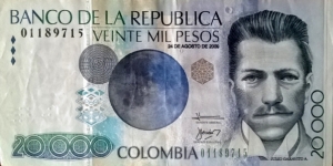 20000 Pesos Banknote