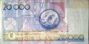 Banknote from Colombia