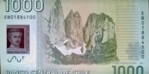 Banknote from Chile