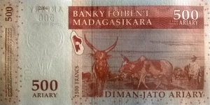 Banknote from Madagascar