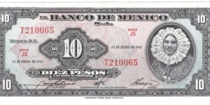 10 Pesos(1961) Banknote