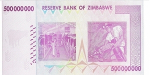 Banknote from Zimbabwe