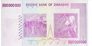 Banknote from Zimbabwe