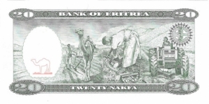 Banknote from Eritrea