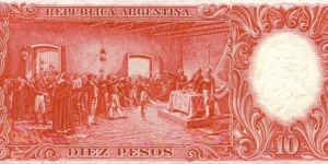 Banknote from Argentina