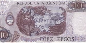 Banknote from Argentina