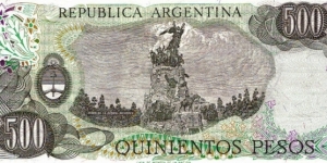 Banknote from Argentina