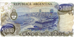 Banknote from Argentina