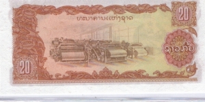 Banknote from Laos