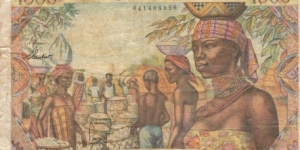 Banknote from Central African Republic