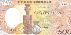 500 Francs Banknote