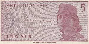 5 Sen Banknote