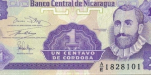 1 Centavo Banknote