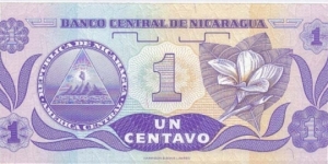 Banknote from Nicaragua