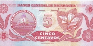 Banknote from Nicaragua