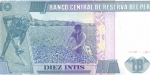 Banknote from Peru