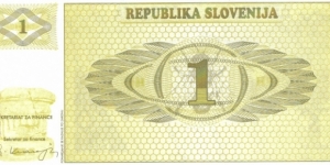 Banknote from Slovenia