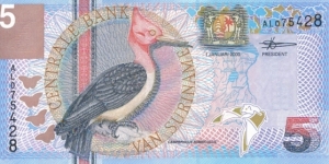 Banknote from Suriname