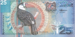 Banknote from Suriname