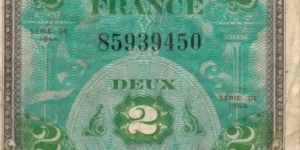 2 Francs - Series DE  Banknote