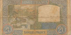 Banknote from France