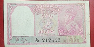 2 Rupee Currency Signed by J B Taylor
Extremely Rare Currency to get.. Banknote