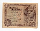 1 PESETA BANCO DE ESPANA Banknote