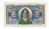 2 PESETAS REPUBLICA ESPANOLA Banknote