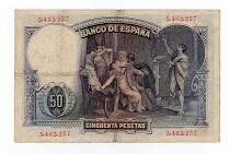 Banknote from Spain