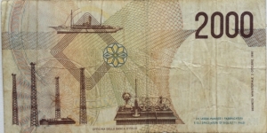 Banknote from Italy