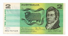 2 Dollars  Commonwealth of Australia Banknote