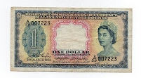 1 Dollar Malaya and British Borneo Banknote