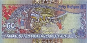 Banknote from Maldives