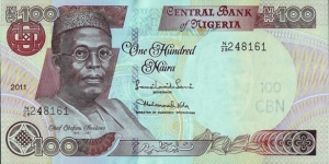 Nigeria 2011 100 Naira. Banknote