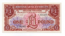 1 Pound British Armed Forces Banknote