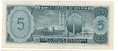 Banknote from Bolivia