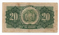 Banknote from Bolivia