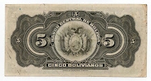 Banknote from Bolivia