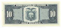 Banknote from Ecuador