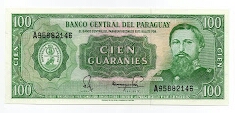 100 Guaranies Banco Central del Paraguay Banknote