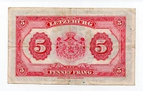 Banknote from Luxembourg