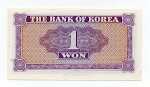 Banknote from Korea - South