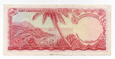 Banknote from East Caribbean St.