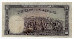 Banknote from Uruguay