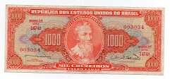 1000 Cruzeiros Banknote